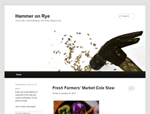 Tablet Screenshot of hammeronrye.com